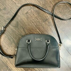 Kate Spade Black Pebbled Leather Crossbody Bag